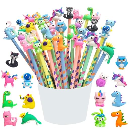 Lrikas 32 pcs Lápices de Madera Lápices Regalos Infantiles, Lápiz Triangulares Ergonómico Cumpleaños para fiestas de cumpleaños de niños (32) | Ya disponible en tu tienda friki favorita! En mundofriki.es!