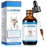 MINGYITUO L-Lysin-Tropfen für Katzen – Hühnergeschmack 60 ml | Unterstützt das Immunsystem und die Atemwegsgesundheit | Mit Taurin und Vitaminen für die Augengesundheit (60 ml)