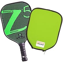 Onix Z5 Graphite Pickleball Paddle Green with Cushion Grip and Green Paddle Cover