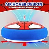 Spider Hover Football Gifts for 3-8 Year Old Boys,LED Football Toys for 4 5 6 7 8 Year Old Kids,Air Power Indoor Foam Football Games,Xmas Birthday Gifts for 3-12 Year Old Boys Girls - Image 4