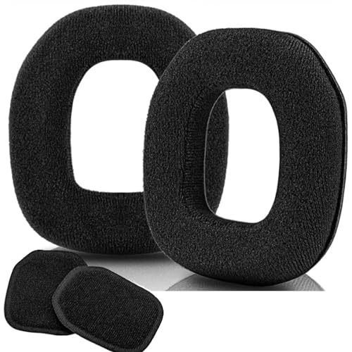 Astro A40 TR Ear Pads, Repuestos para Astro A40TR A40 TR Gaming Headset, Almohadillas para Astro Gaming A40tr A50 Gen3 Mod Kit /A40tr Accesorios/Almohadillas para orejas/Tazas de oreja (Velour Negro) miniatura 1