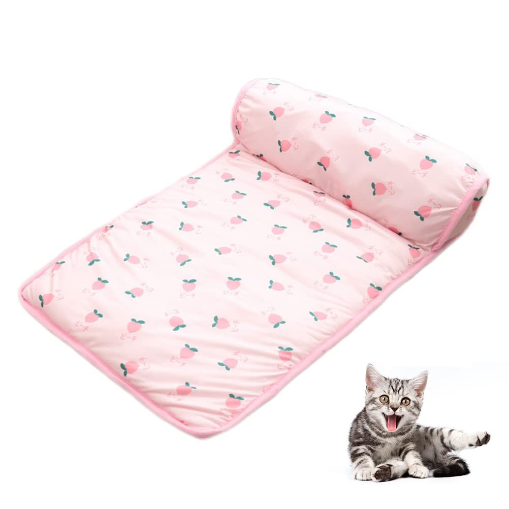 spier Pet Cooling Mat, Ice Silk Cooling Pad Summer Pet Bed Pet Cooling Blanket Sleeping Mat for Dogs and Cats, 60 x 40 cm
