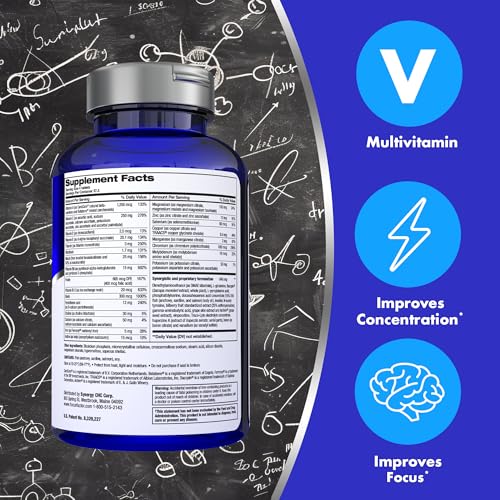 Focus Factor Brain Supplement Multivitamin Improve Memory and Clarity Boost Concentration Neuro Energy Learning Reasoning for Men and Women 180 Tablets - Image 3