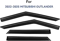 Vista 200 de Viseras de ventana in-Channel, protectores contra la lluvia para 2011-2023 Dodge Charger, visores de ventilación de ventana con deflectores