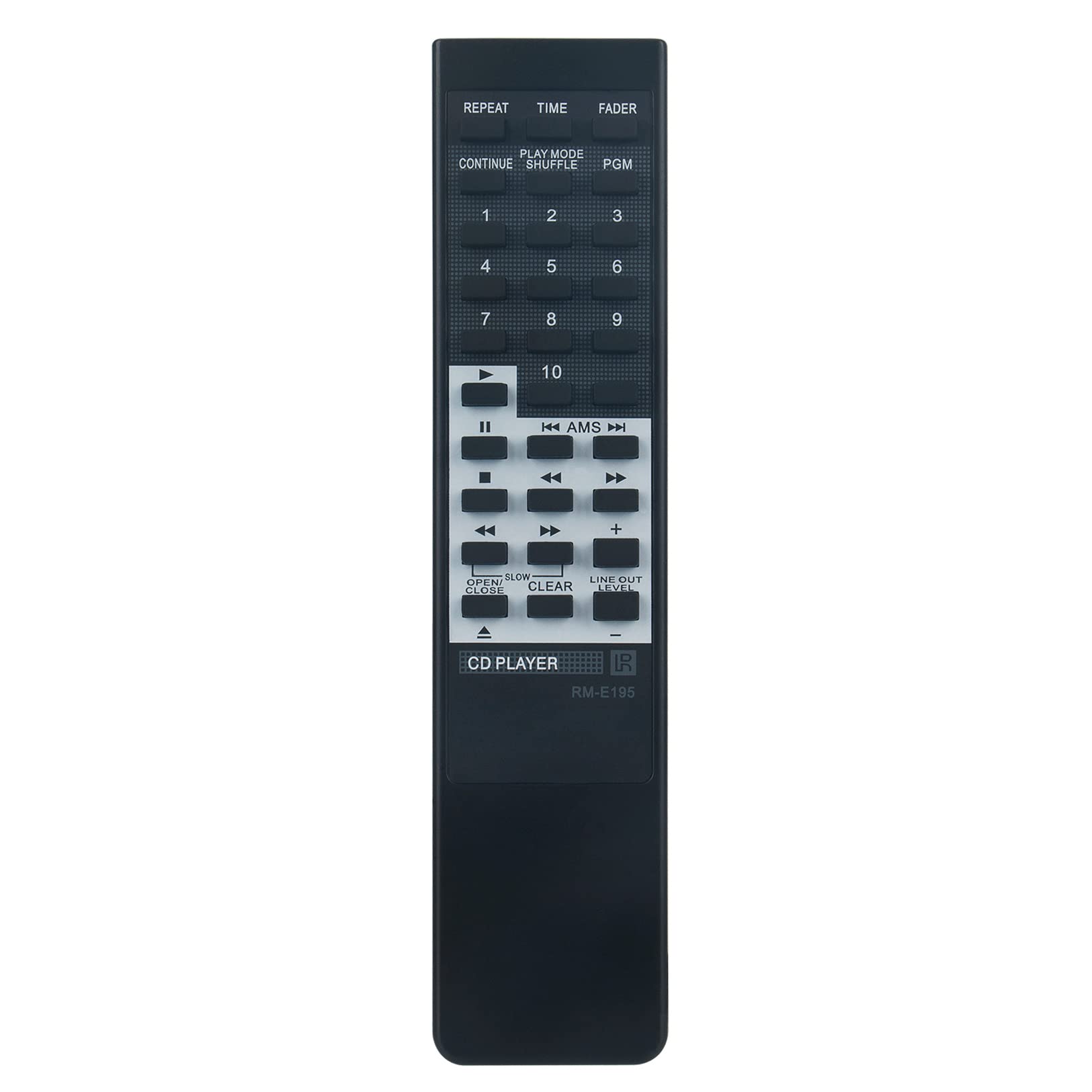 VINABTYRM-E195 Replacement Remote Compatible with Sony CD AUDIO DISC DVD Recorder 228ESD 227ESD CDP-X33 CDP-950 CDP-790 CDP227 CDP228 CDP333
