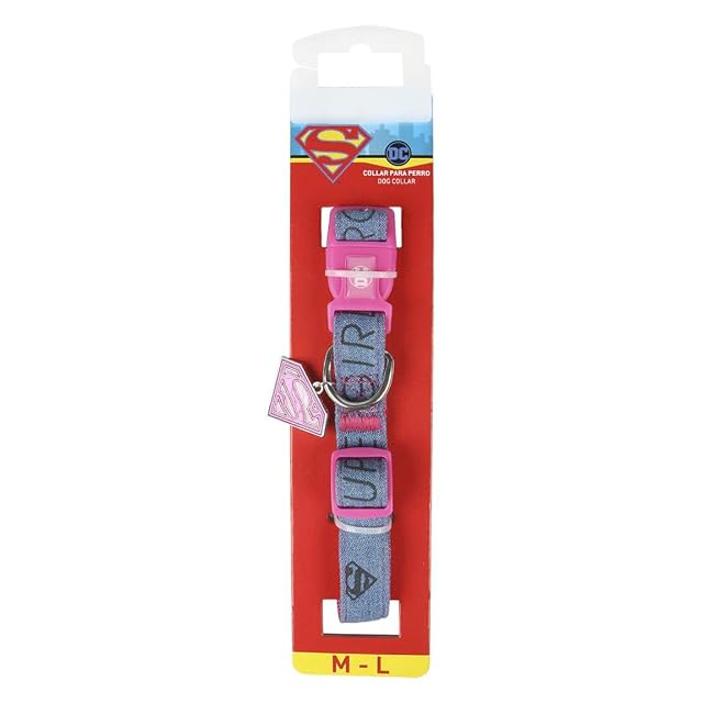 Foto 4 de 7 de Collar Rosa Perro Grandes de Super Girl® - Licencia Oficial Super Girl®