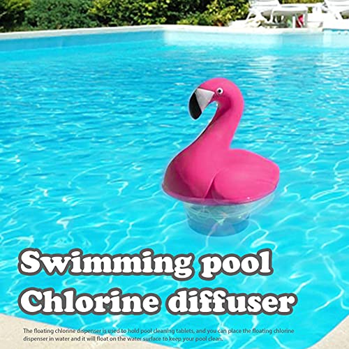 Chloor Floater, Drijvende Chloor Dispenser, Flamingo Drijvende Zwembad Chlorinator Chloormand Voor Chemische Tabletten Past 3 Inch Tabs Broom Houder Gebruikt Voor Pool Spa - Image 5