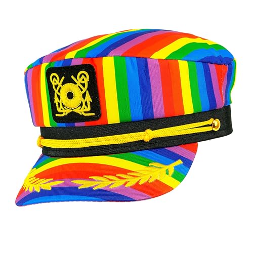 Chapeau arc-en-ciel casquette pour femmes et hommes accessoire de costume Pride