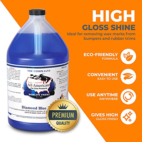 All American Car Care Products Diamond Blue Tire Dressing - Wet Look High Gloss Solvent Based Dressing (5 Gallons) - Thumbnail 3