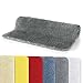 Produktbild Spirella Badteppich Badvorleger Duschvorleger Fino Supersoft Hochflor waschbar, rutschfest Badematte 50x80 cm  Grau