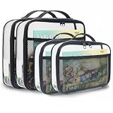 holay Toy Storage Organizer Clear 4 Pack