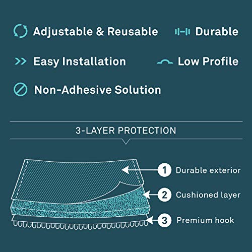 5-Ft Carpet Cord Cover For Floor, Cushioned Cord Protector | For Loop Pile, Berber Or Commercial Office Style Carpet Only | Will Not Work On Cut Pile Carpet, Beige Color #TOP4