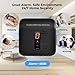Xalire Plug-in Natural Gas Leak Detector for Home - Sensitive Alarm for Methane, Propane, Butane & LPG in Kitchen, RV Black