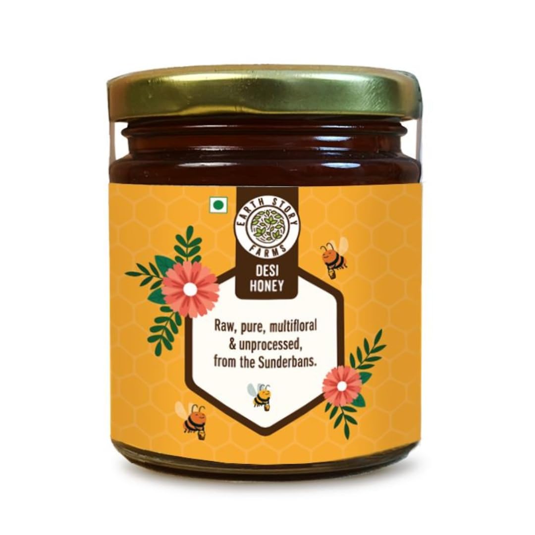 Natural Mangrove Honey – 250g | Sundarban Forest Honey | 100% Pure, Raw & Unprocessed | No Sugar Adulteration | Wild Forest Honey | Natural Immunity Booster & Aids Digestion