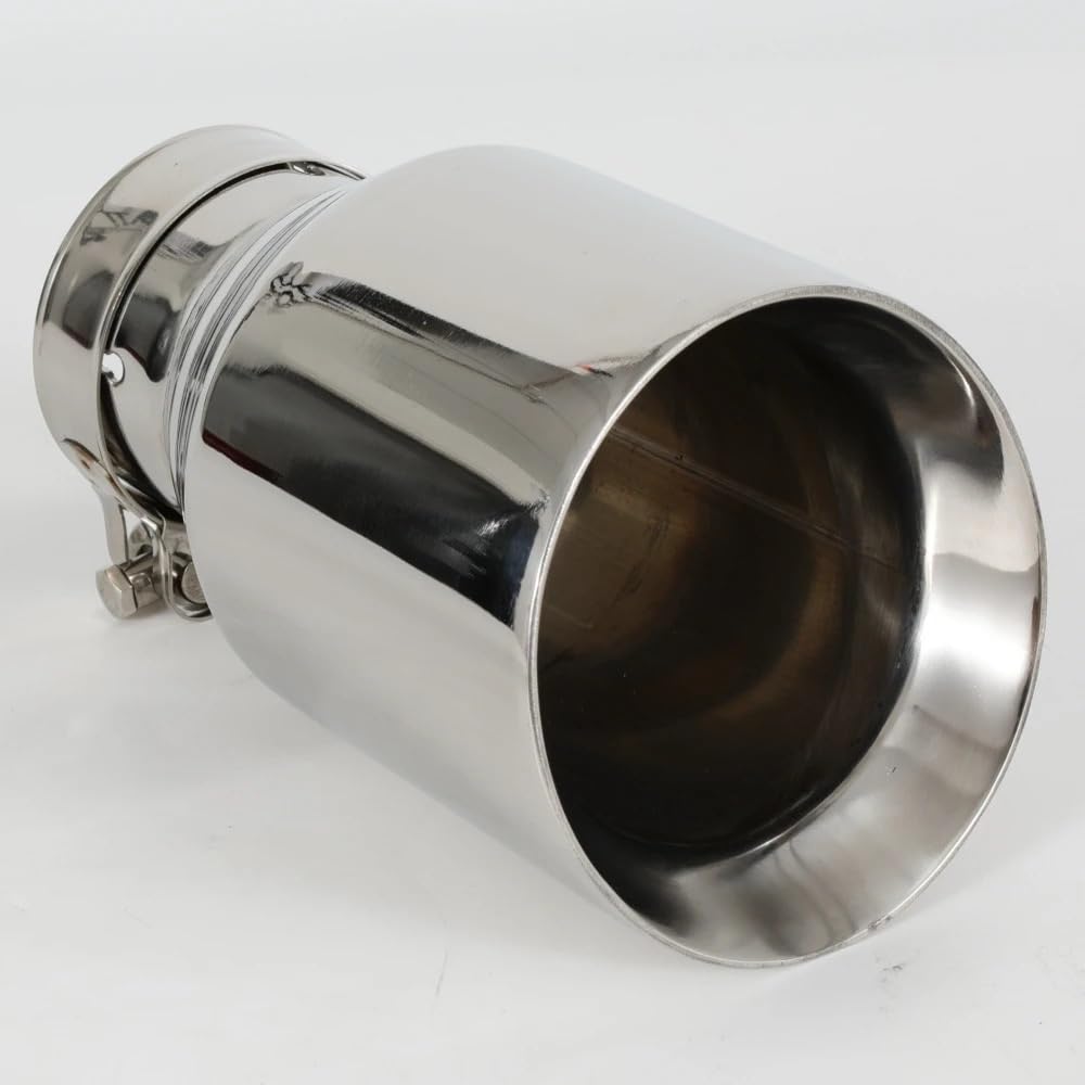 Vehicle Silencer Pasuje do BMW Benz AUDI akcesoriów samochodowych VW Końcówka wydechu/rura tłumika ze stali nierdzewnej Tłumik do Samochodu(IN 51MM OUT 114MM)
