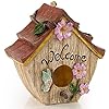 Vp home hanging bird houses for outside hand painted bird houses for outdoors decorative birdhouses rustic welcome  urban country home decor