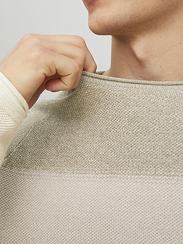 JACK & JONES Herren Strickpullover Rundhals Basic Langarm Sweater Baumwolle Shirt JJEHILL – Ansicht 6