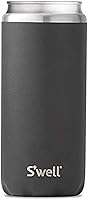 Vista 12 de S'well Enfriador de bebidas de acero inoxidable, se adapta a latas y botellas de 12 onzas, punto de partido, recipiente aislado al vacío de triple