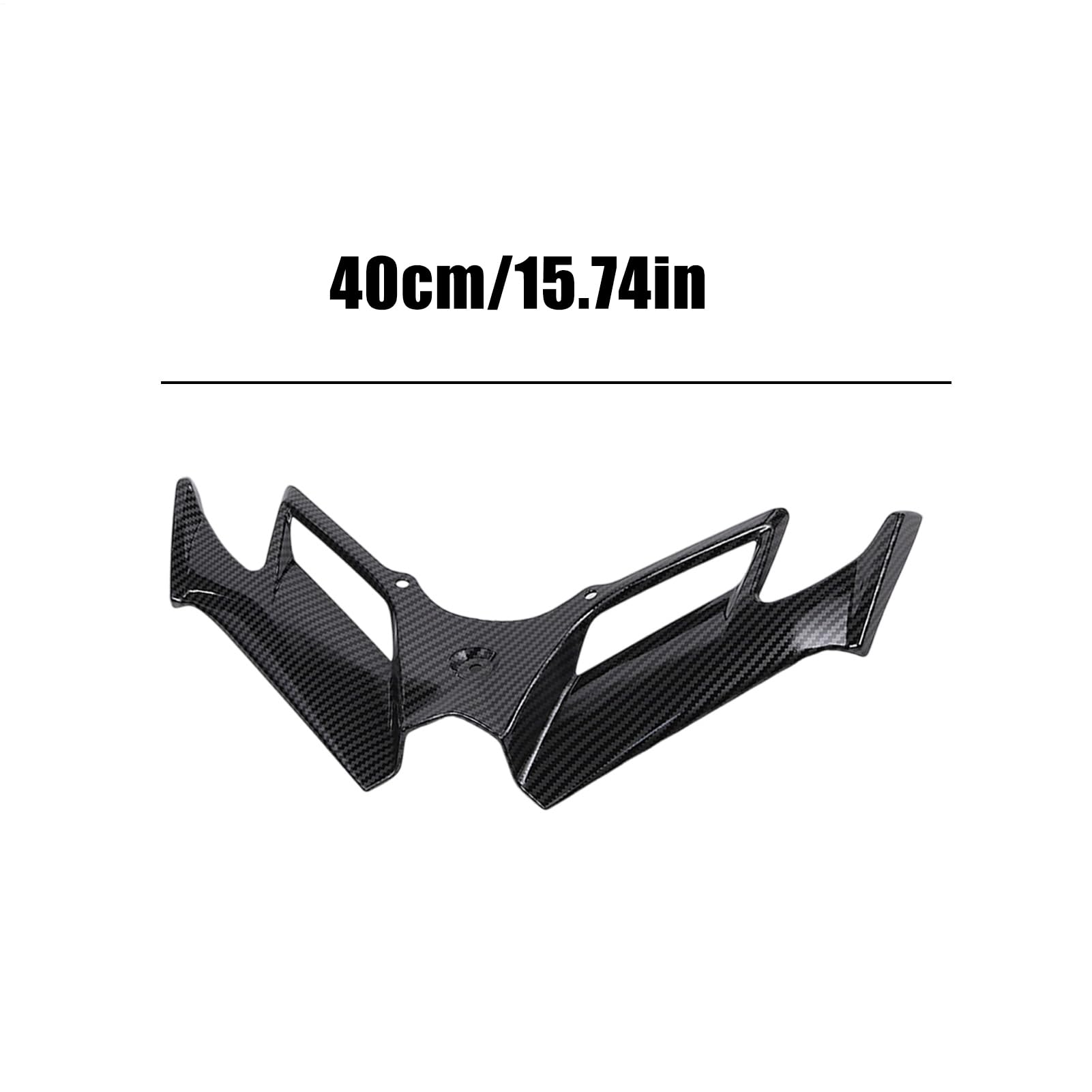 aerodinámico Delantero Delantero de biciclta: Aletas de Motocicleta de Recubrimiento de Fibra de Carbono | ala de Viento en biciclea | Spoiler Lateral Frente a la para Motocicleta, b