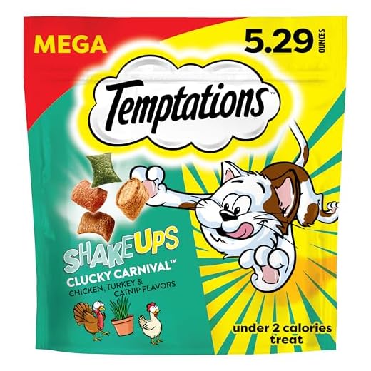 Temptations Cat Treat ShakeUps, Crunchy and Soft Cat Treats, Crustacean Celebration, 5.29 oz. Pouch