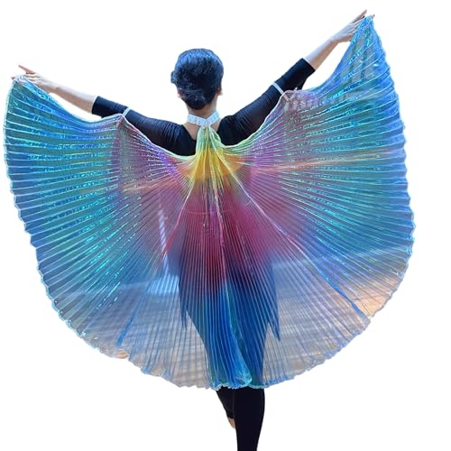 90cmのベリーダンスウィングダンスプロップライトウェイトアダルトハンドフックマントのステージパフォーマンスアウトドアフィットネスダンスプロップ