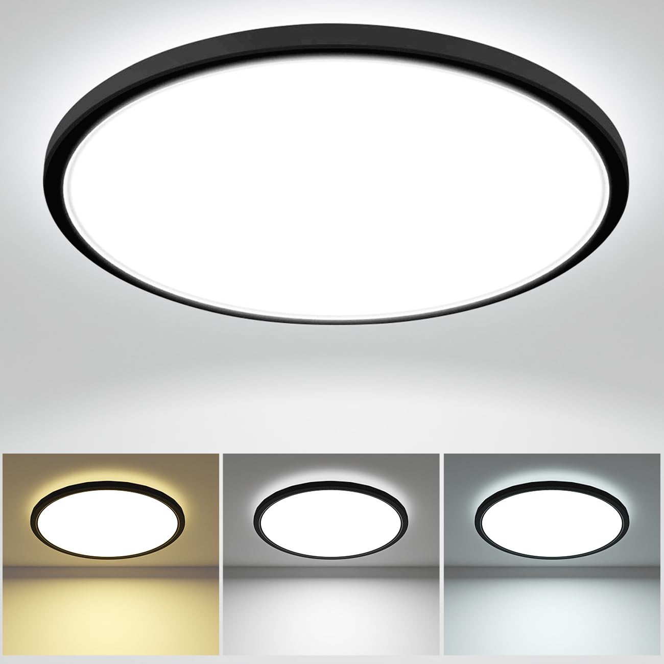 zemty Rund Ultra Dünn Deckenlampe LED Lampen Deckenlampen