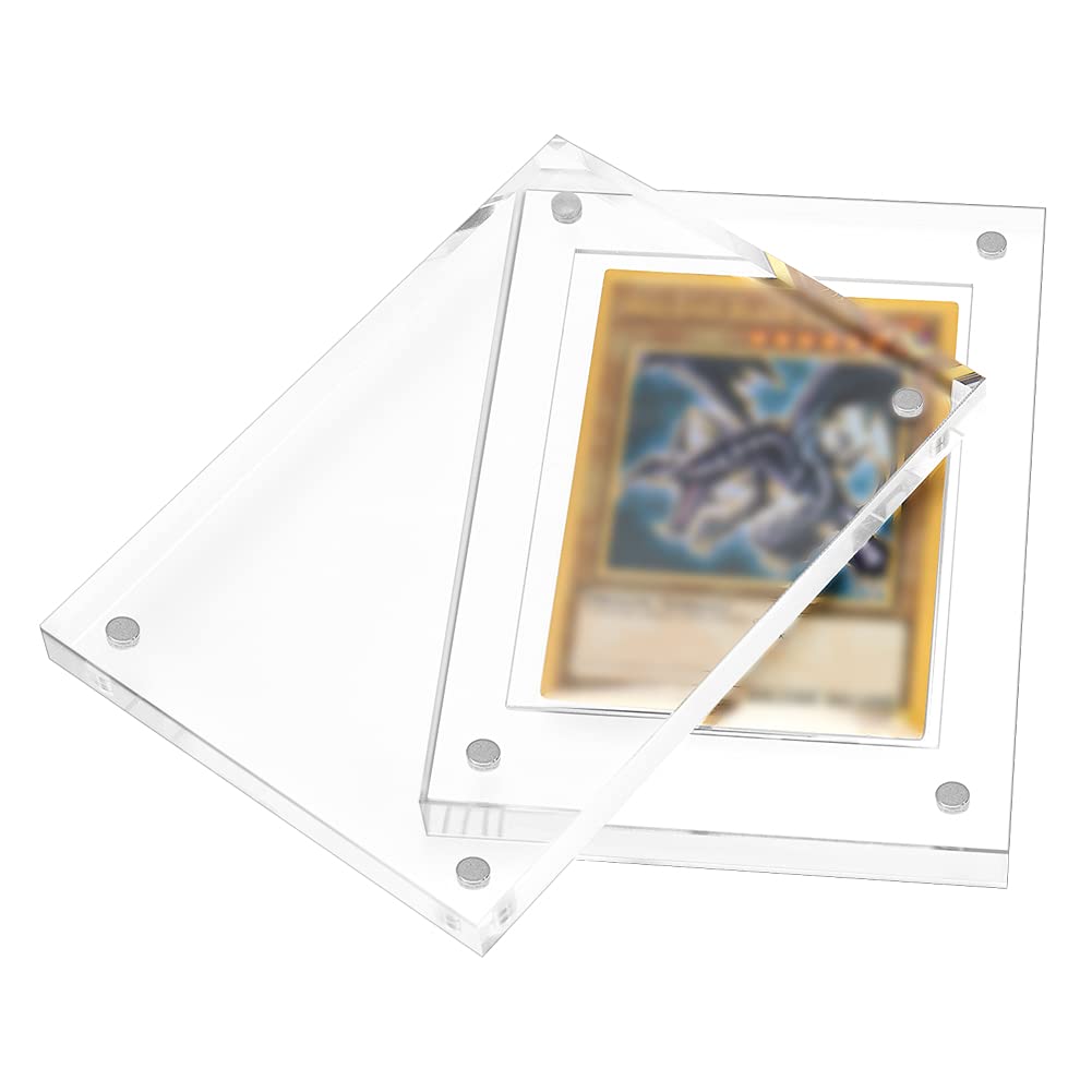 First Edition Charizard Auveach Triple Frames - Clear Acrylic TCG Protectors (3-Pack, 20mm) Card Display First Edition Charizard Auveach Triple Frames - Clear Acrylic TCG Protectors (3-Pack, 20mm) Card Display