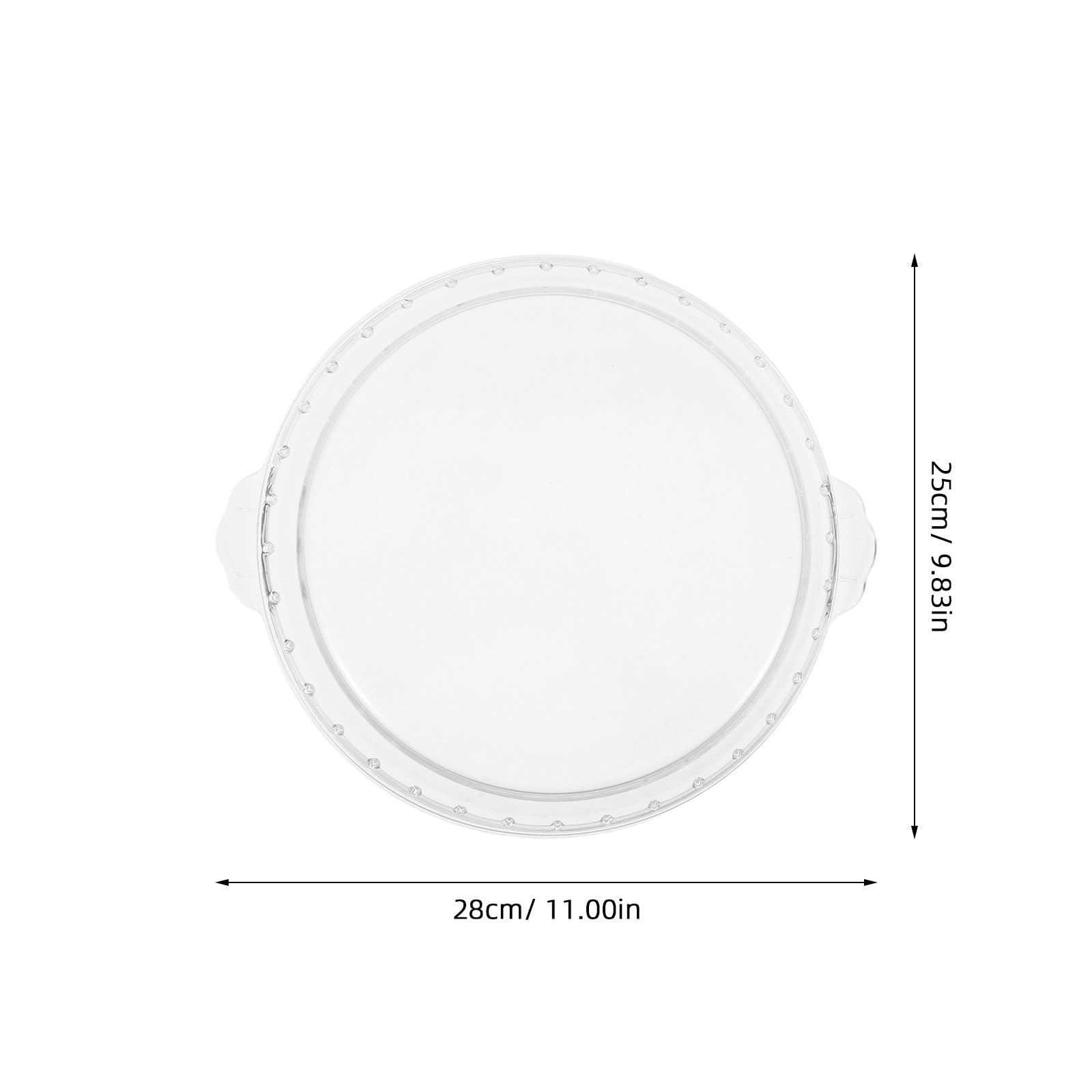 Tapa de Vidrio Antisalpicaduras para Microondas 2 Piezas 10 Pulgadas
