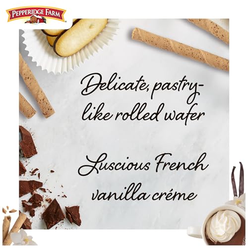 Pepperidge Farm SPPPOA040315 Pirouette Cookies, French Vanilla Flavored Crème Filled Wafers thumb #1