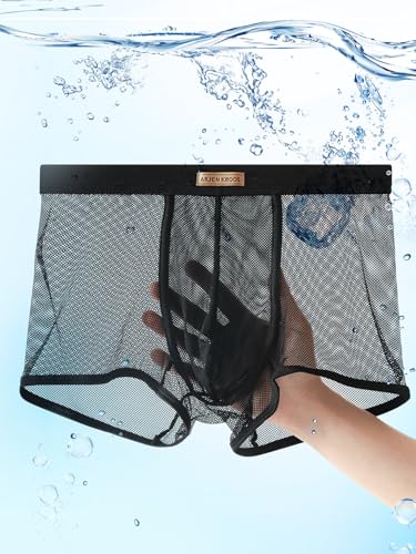 Arjen Kroos Sexy Underwear for Men Breathable Mesh Boxer Briefs Comfort Soft Trunks3