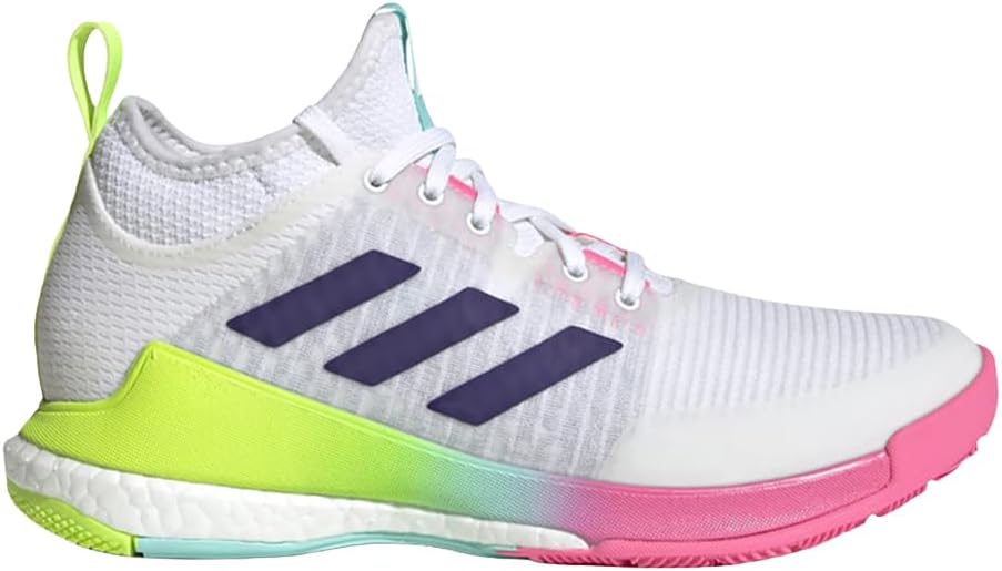 シューズ Adidas Crazyflight Mid 26,5cm Adidas Women's Crazyflight Mid Sneaker, Black/White/Black, 7