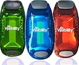 LED Safety Light 2-Pack | Clip On Strobe Flashing Running Lights for Runners, Night Walking, Dogs, Bike | The Brighter High Visibility Reflective Gear for Cycling Accesories, Dog Collar, Vest, Kids