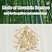 JYWYBF 150 Pcs Bamboo Golf Tees 3 1/4 Inch, Friendly Biodegradable, Long and Tall Golf tees, More Durable and Stable, Ideal for Beginner (150, 3 1/4 inch)
