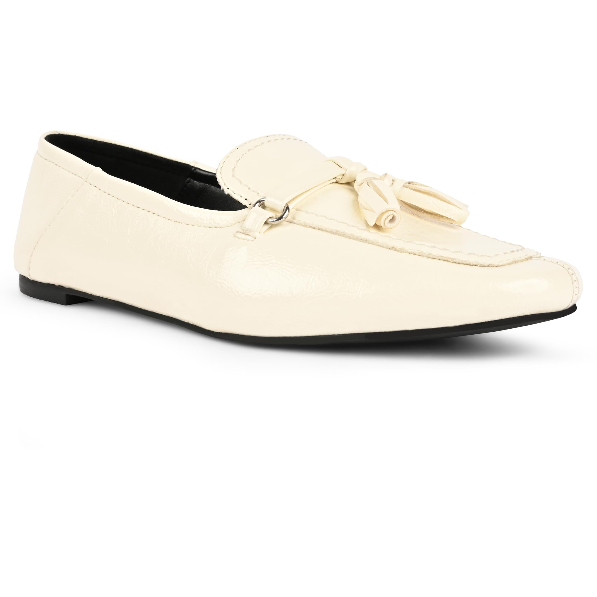 call it spring Women's White Loafers-picture-17