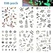 Produktbild a ray of sunshine 100 Kindertattoos,Weltraum temporäre Tattoos Aufkleber,Dunkeln Leuchten Tattoos,Weltraum Tattoos Aufkleber,Kindertattoos Set im Dunkeln leuchten
