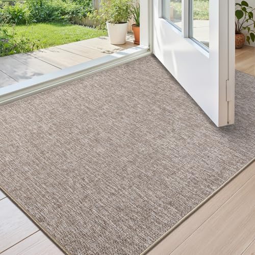 Color&Geometry Small Ultra Thin Indoor Door Mat (Rolled-up NO Creases) 17