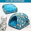 SLATIOM-Bed-For-Portable-Pet-Small-Dog-House-Kittens-Basket-Cushion-Pillow-Mat-Tent-Removable-Puppy-Nest-Cave-Cats-Beds-Color-C-Size-XL SLATIOM Bed - Comfortable and Stylish Pet Beds for Your Furry Friend