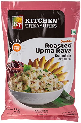 Kitchen Treasures Double Roasted Upma Rava 1kg large