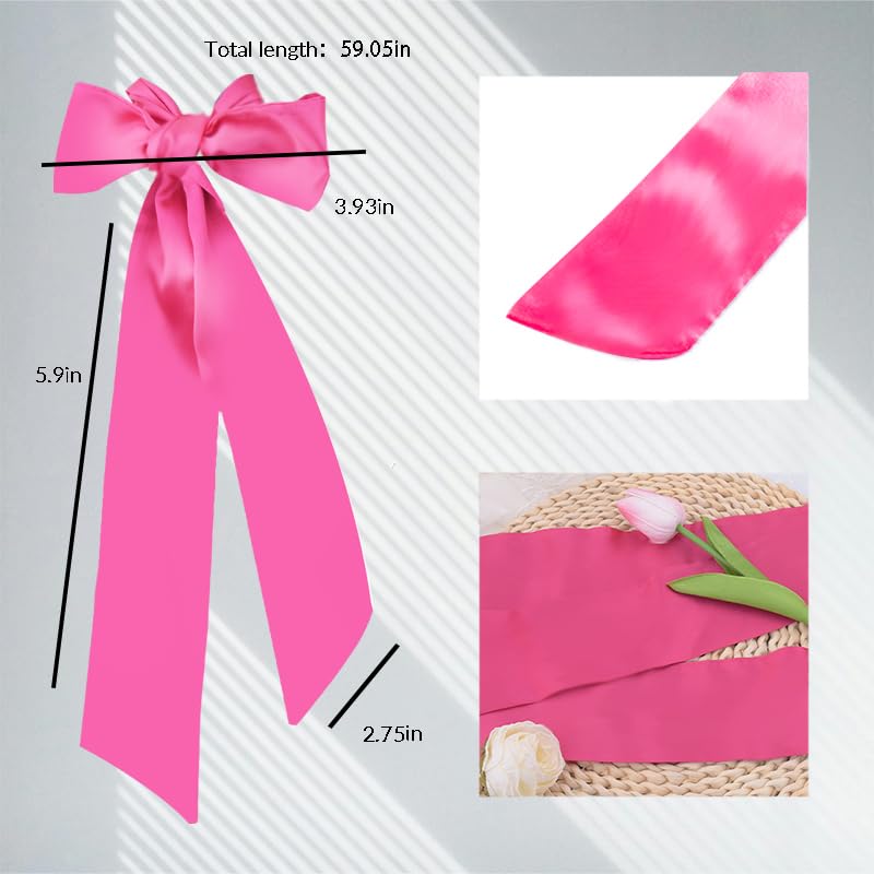 Large Bow Sash Belts for Women Girls Birde Bridal Sash Belt for Wedding Dresses Women Belts for Dance Prom Formal Dress3