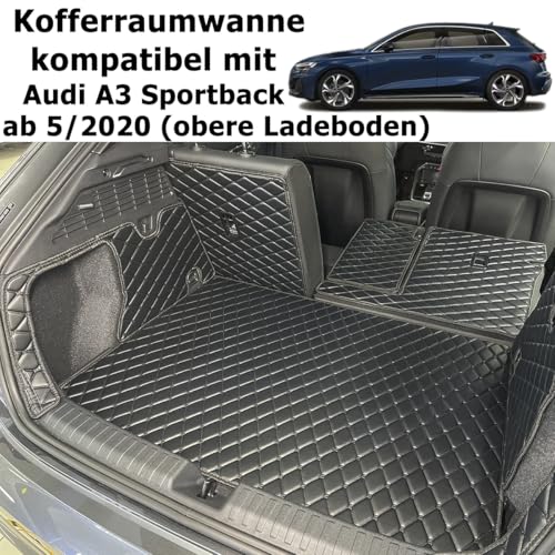 Bac de coffre premium pour Audi A3 Sportback depuis mai 2020