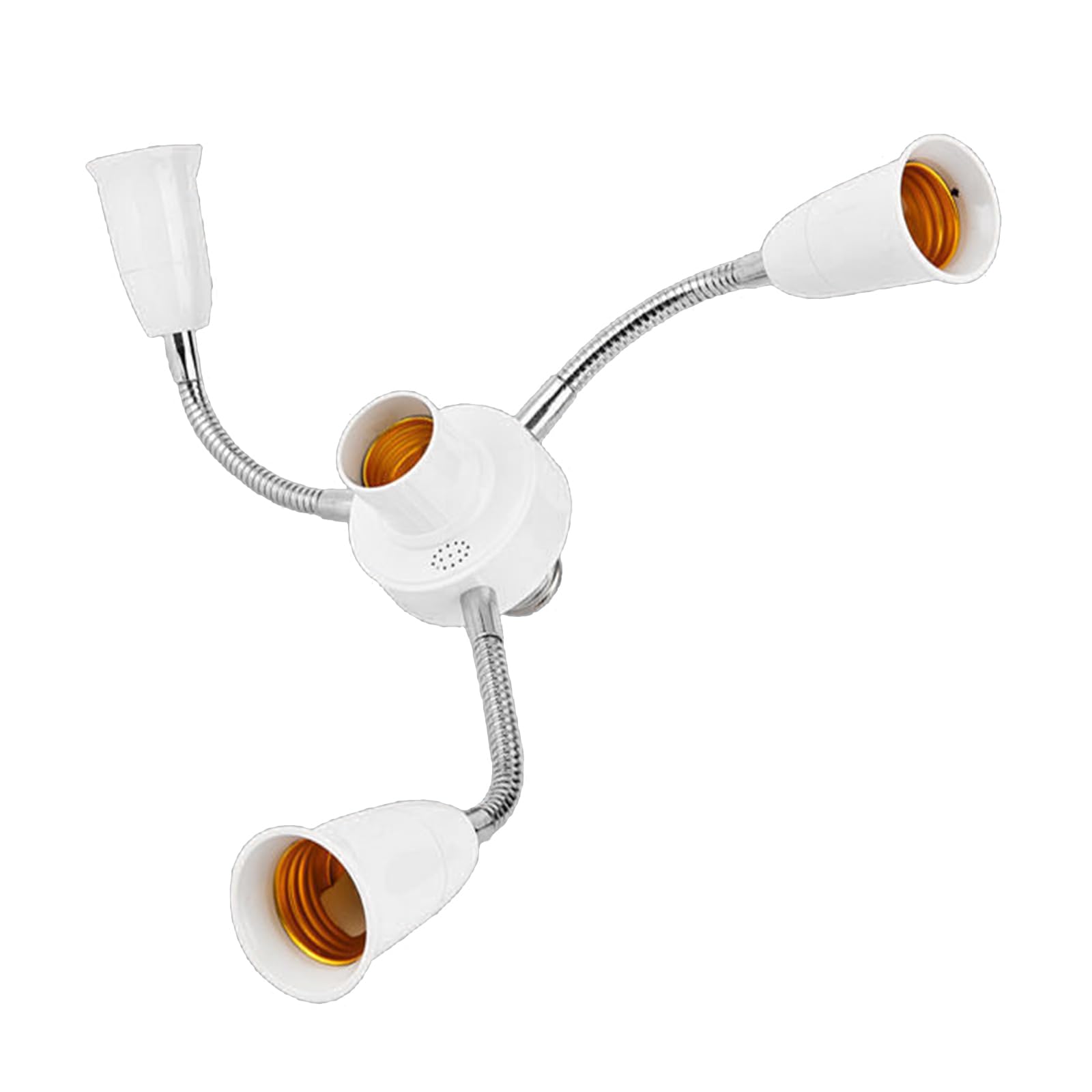 HZBB E27 Splitter 3/4 / 5/6 Heads LED Bulbs Base Adjustable LED Light Holder Adapter Socket Converter Holder Lighting Accessory Adjustable Light Bulb Socket Splitter