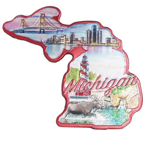 Imán Decorativo Michigan 2 pulgadas