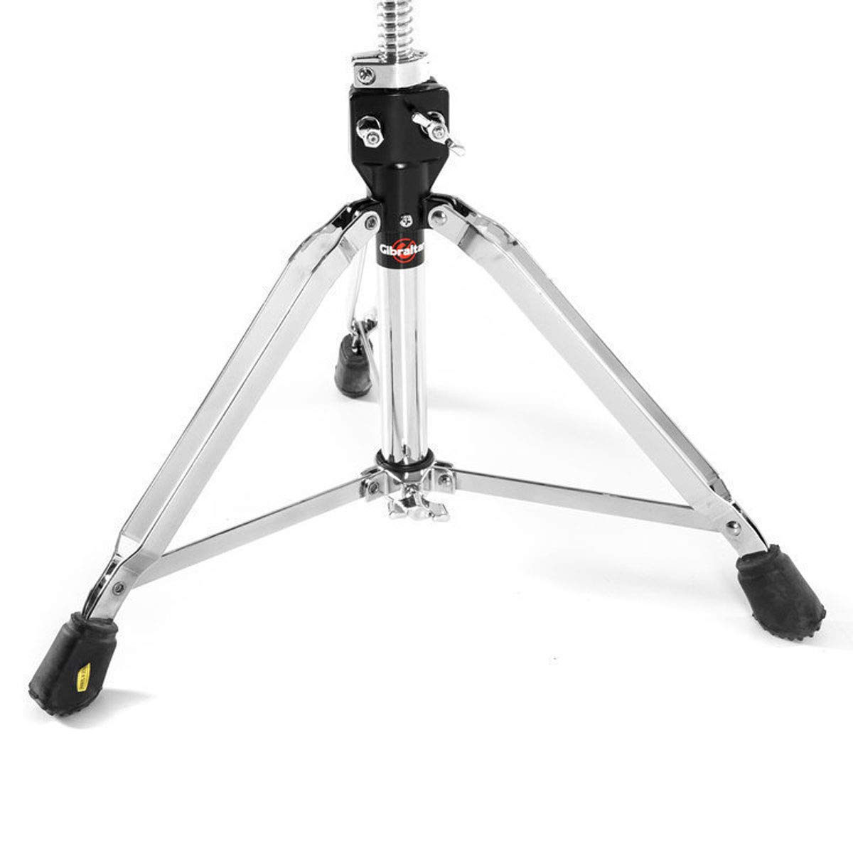 Gibraltar 9608E - Taburete para batería (asiento redondo, incluye baquetas de batería Keepdrum)