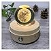 Carillon Scatola di musica in legno luminosa Bluetooth rotante a sfera di cristallo a sfera di cristallo con luci del proiettore for compleanno Natale e Capodanno Regali Scatole Musicali ( Color : B )