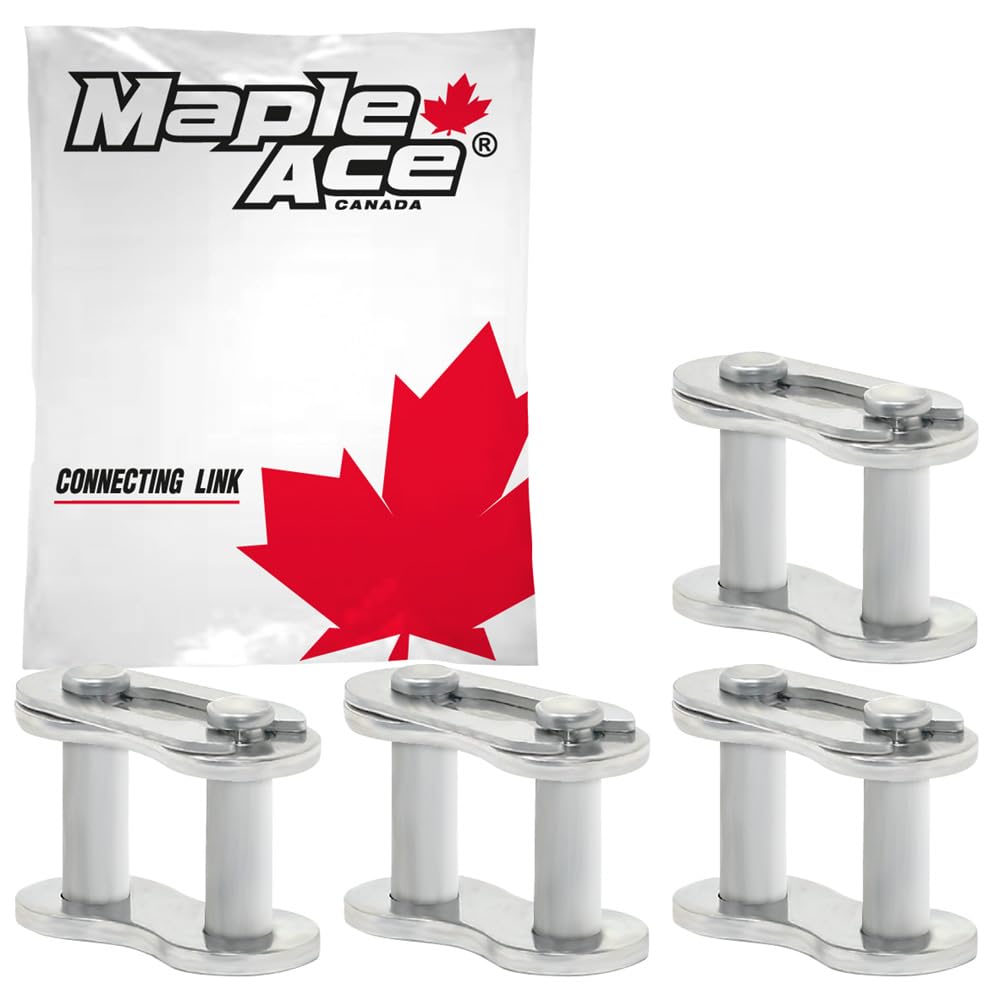 MAPLE ACE #50NP Connecting Master Link for Nickel Plated Roller Chain (Qty 4)