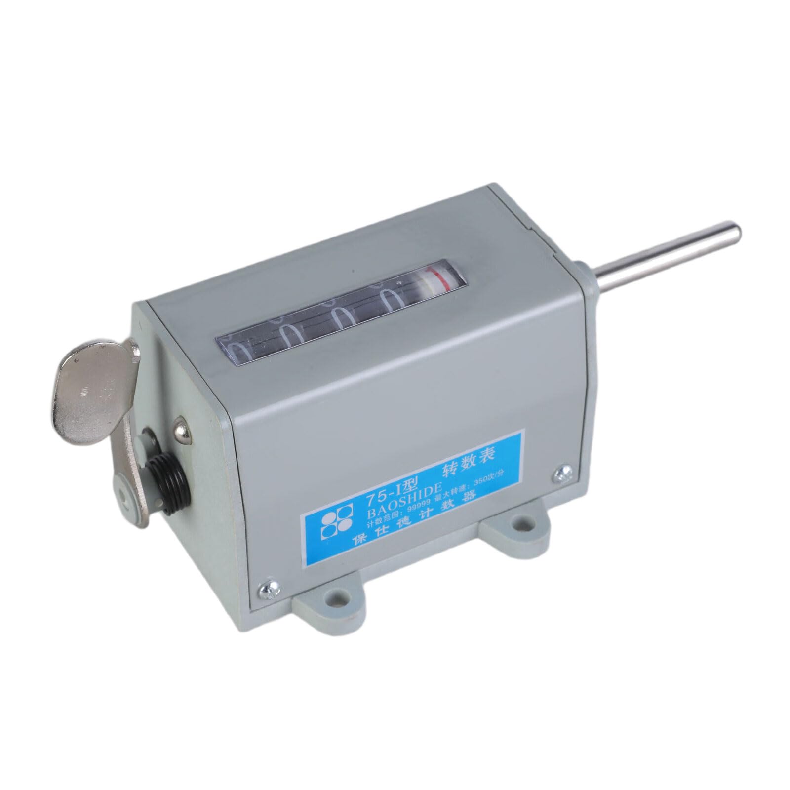 Msioytog 75I Clockwise 0-99999 Count Ranges Pull/Rotary Counter 5 Digits Display Counter Pull Machine Tool