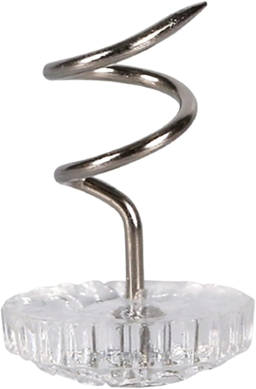 Cushion Holder Upholstery Nails Non-Slip Cushion Fasteners 20PCS Sofa Twist Tack Cushion Sheet Holder Fastener Non-Slip Fixed Tools Fasteners Commonly Used in DIY Projects