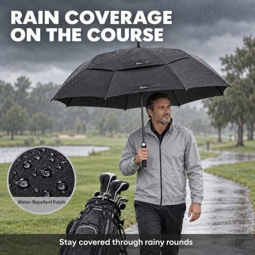 Image of NINEMAX Golf Umbrella, 51 /54 /62 /68 Inch Large Windproof Umbrella for Rain