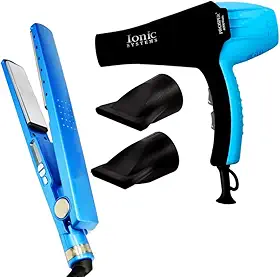 Kit Prancha Chapinha Titanium + Secador Profissional 8600w 220v