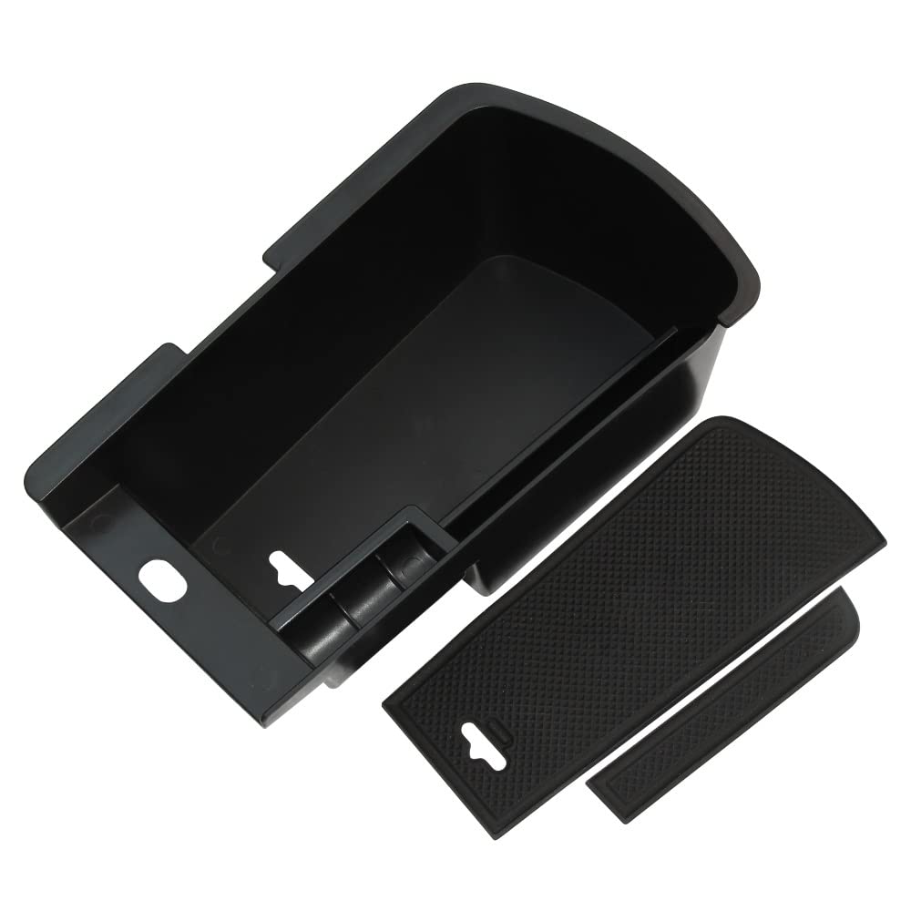 Boîte De Rangement Accoudoir Central Noir ABS Pour Peugeot 3008 2013-2015 - Organisation Parfaite De Votre Console